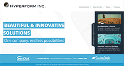 Desktop Screenshot of hyperforminc.com